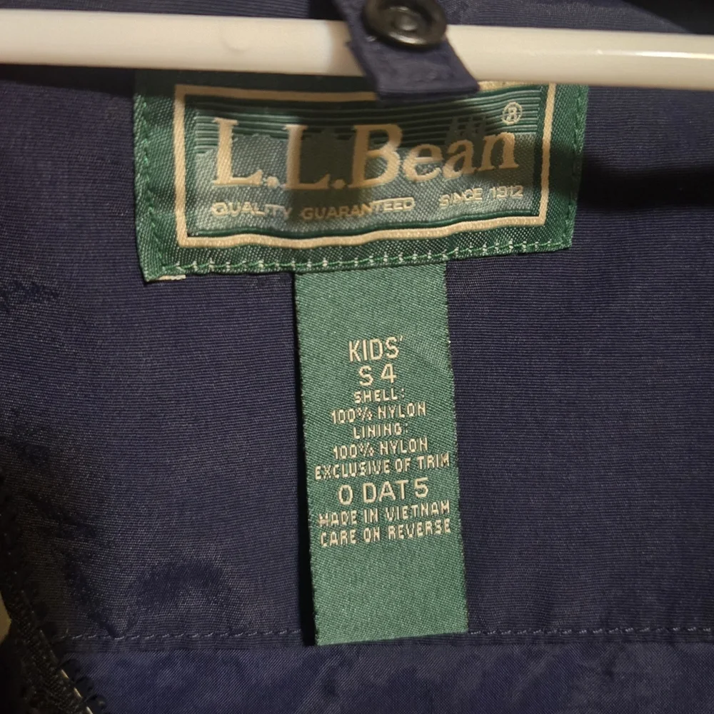 Vintage L.L. Bean Kids Red and Navy